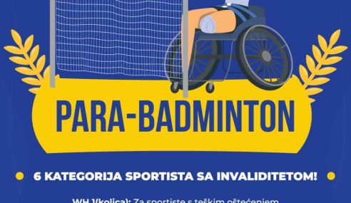 Saradnja Badminton Saveza BiH  sa JZU Institutom za fizikalnu medicinu